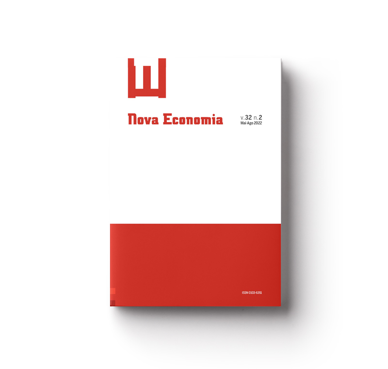 					Visualizar v. 32 n. 2 (2022): Revista Nova Economia - Edição V ENEI: Inovação, Sustentabilidade e Pandemia
				