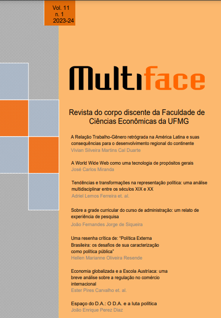 					Visualizar v. 11 n. 1 (2024): Revista Multiface
				